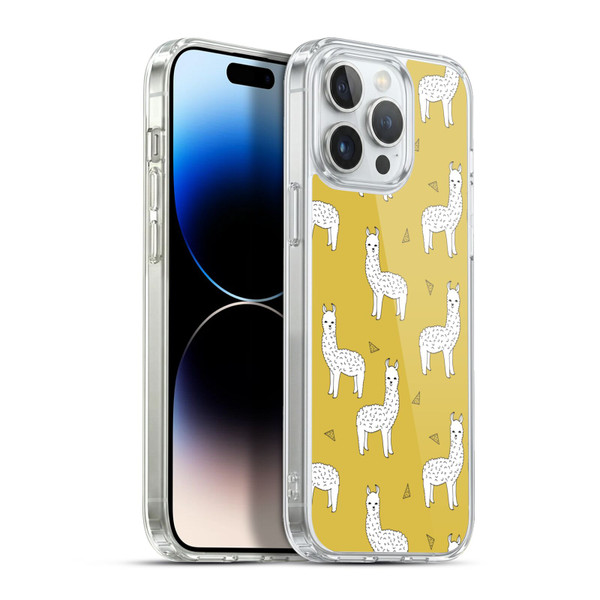 Andrea Lauren Design Animals Llama Soft Gel Case for Apple iPhone 13 Pro Max & MagSafe