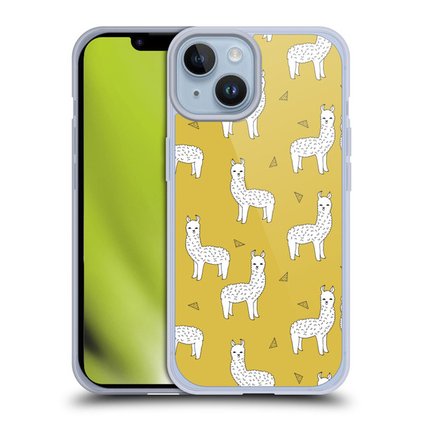 Andrea Lauren Design Animals Llama Soft Gel Case for Apple iPhone 14