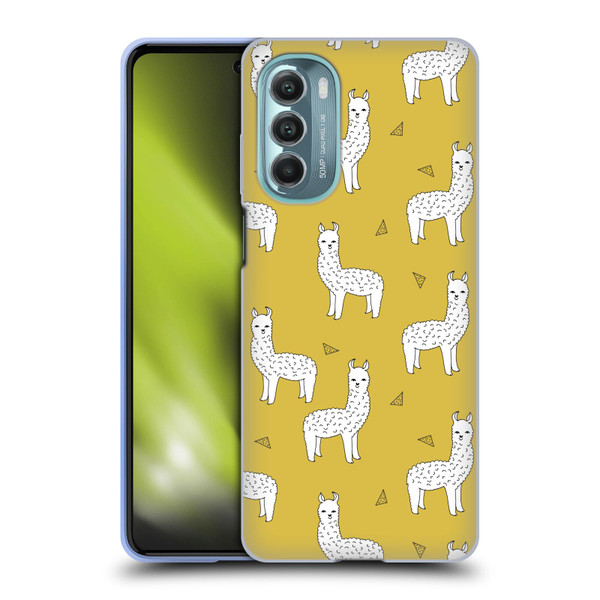 Andrea Lauren Design Animals Llama Soft Gel Case for Motorola Moto G Stylus 5G (2022)