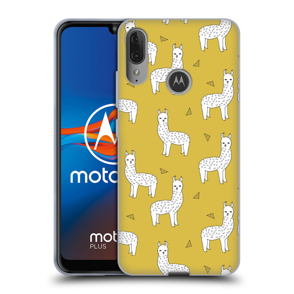 Andrea Lauren Design Animals Llama Soft Gel Case for Motorola Moto E6 Plus