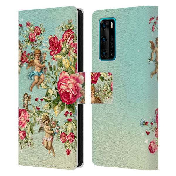 Mark Ashkenazi Florals Roses Leather Book Wallet Case Cover For Huawei P40 5G