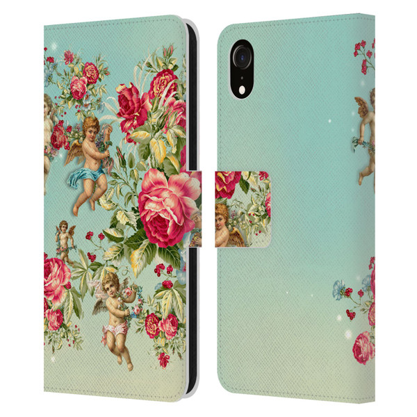 Mark Ashkenazi Florals Roses Leather Book Wallet Case Cover For Apple iPhone XR