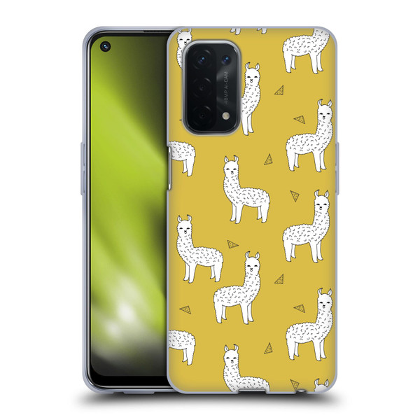 Andrea Lauren Design Animals Llama Soft Gel Case for OPPO A54 5G