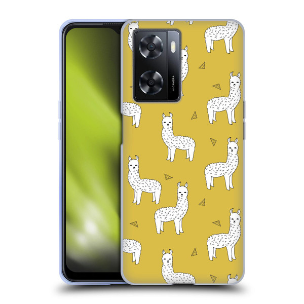 Andrea Lauren Design Animals Llama Soft Gel Case for OPPO A57s