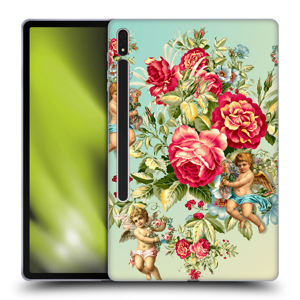 Mark Ashkenazi Florals Roses Soft Gel Case for Samsung Galaxy Tab S8 Plus
