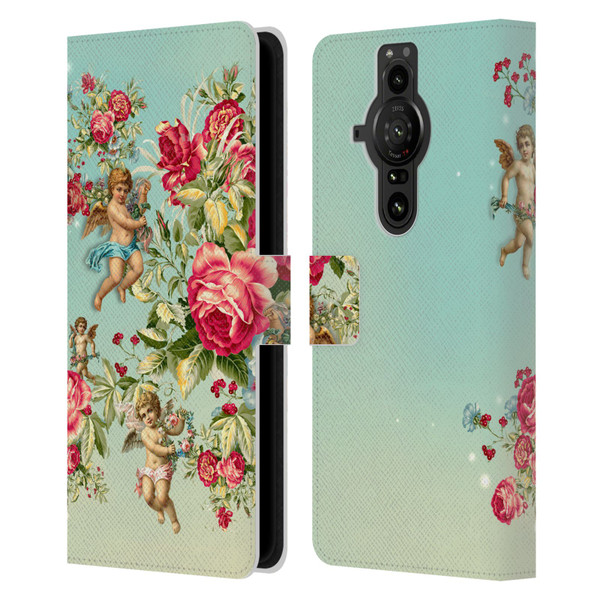 Mark Ashkenazi Florals Roses Leather Book Wallet Case Cover For Sony Xperia Pro-I