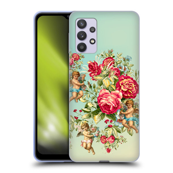 Mark Ashkenazi Florals Roses Soft Gel Case for Samsung Galaxy A32 5G / M32 5G (2021)