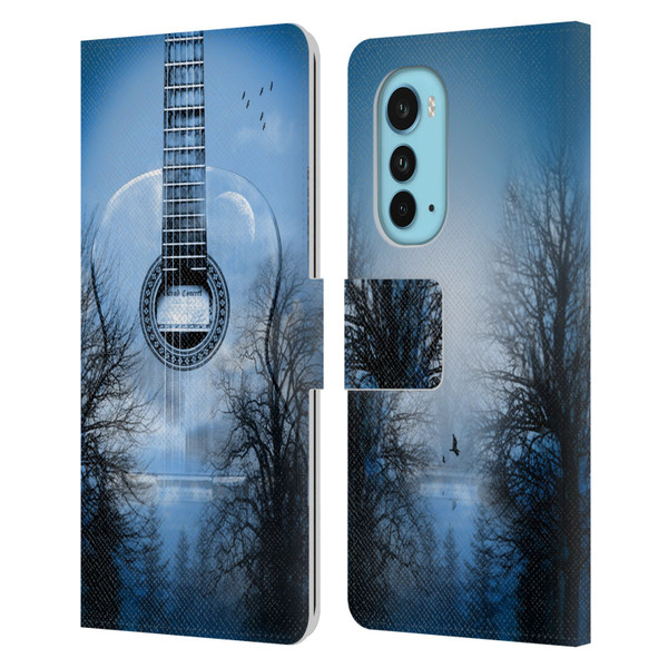 Mark Ashkenazi Music Mystic Night Leather Book Wallet Case Cover For Motorola Edge (2022)
