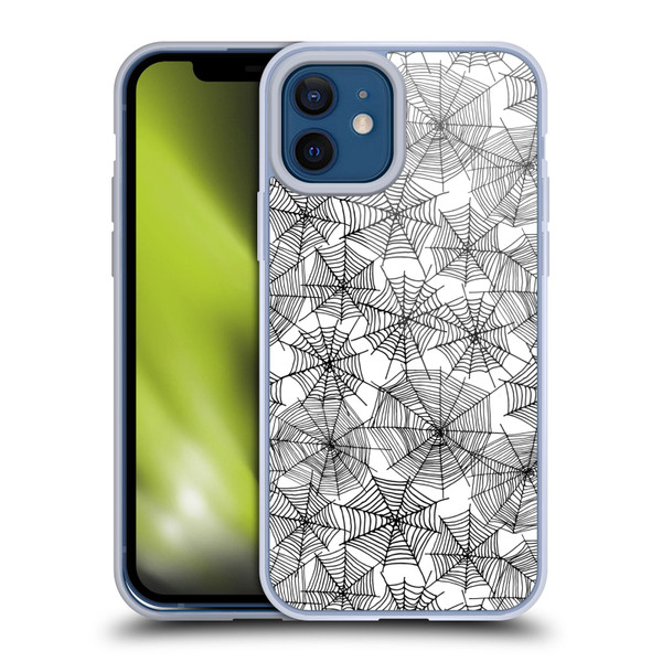 Andrea Lauren Design Assorted Spider Webs Soft Gel Case for Apple iPhone 12 / iPhone 12 Pro