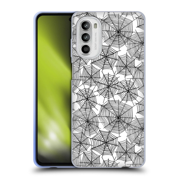 Andrea Lauren Design Assorted Spider Webs Soft Gel Case for Motorola Moto G52