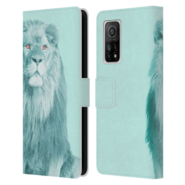 Mark Ashkenazi Pastel Potraits Lion Leather Book Wallet Case Cover For Xiaomi Mi 10T 5G