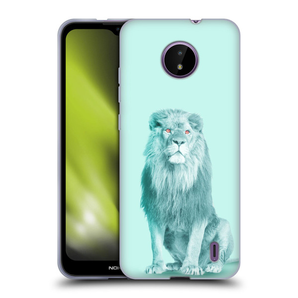 Mark Ashkenazi Pastel Potraits Lion Soft Gel Case for Nokia C10 / C20