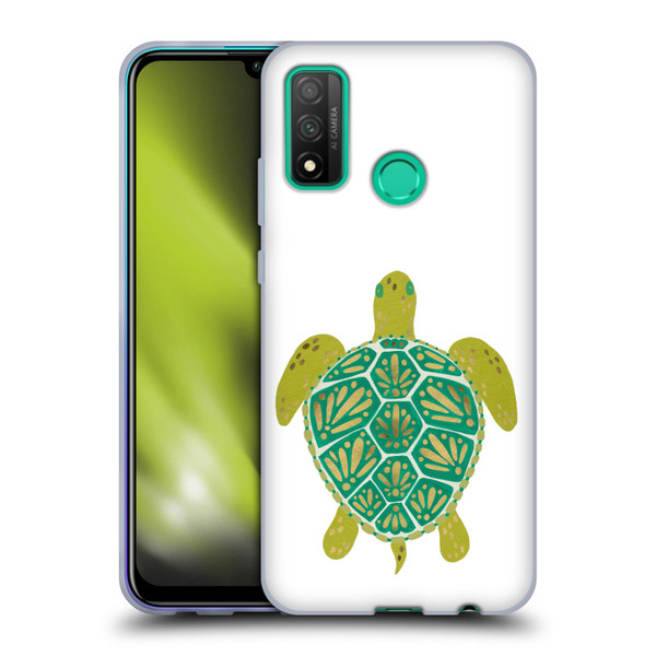 Cat Coquillette Sea Turtle Green Soft Gel Case for Huawei P Smart (2020)