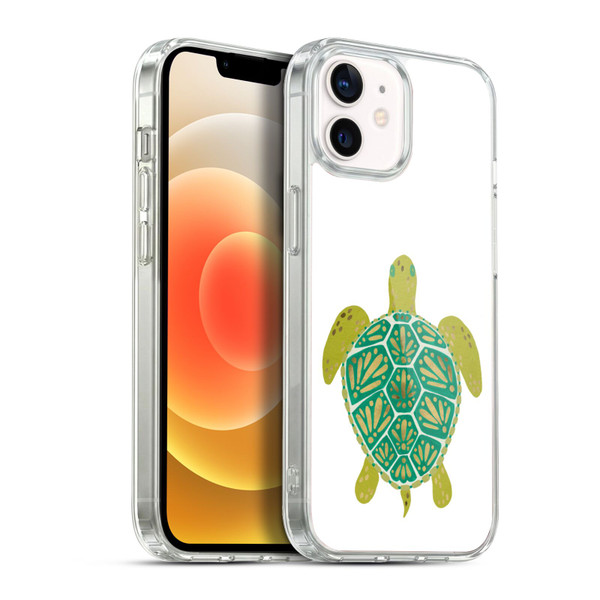 Cat Coquillette Sea Turtle Green Soft Gel Case for Apple iPhone 12 / iPhone 12 Pro & MagSafe