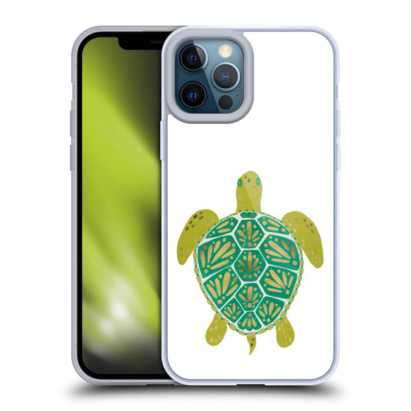 Cat Coquillette Sea Turtle Green Soft Gel Case for Apple iPhone 12 Pro Max