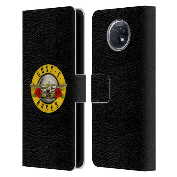 Guns N' Roses Key Art Bullet Logo Leather Book Wallet Case Cover For Xiaomi Redmi Note 9T 5G