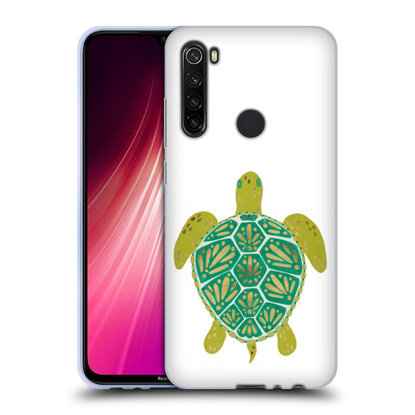 Cat Coquillette Sea Turtle Green Soft Gel Case for Xiaomi Redmi Note 8T