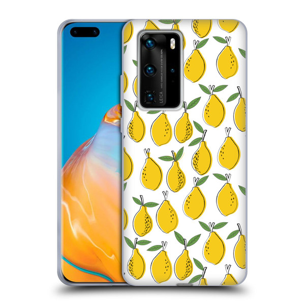 Andrea Lauren Design Food Pattern Lemons Soft Gel Case for Huawei P40 Pro / P40 Pro Plus 5G