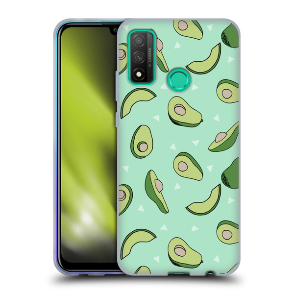 Andrea Lauren Design Food Pattern Avocado Soft Gel Case for Huawei P Smart (2020)