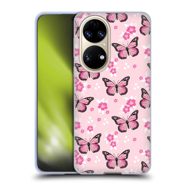 Andrea Lauren Design Lady Like Butterfly Soft Gel Case for Huawei P50