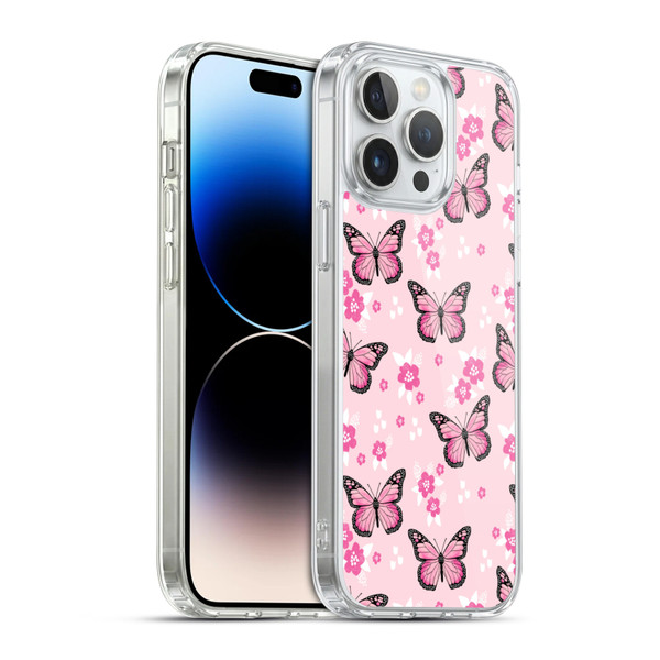 Andrea Lauren Design Lady Like Butterfly Soft Gel Case for Apple iPhone 14 Pro Max & MagSafe