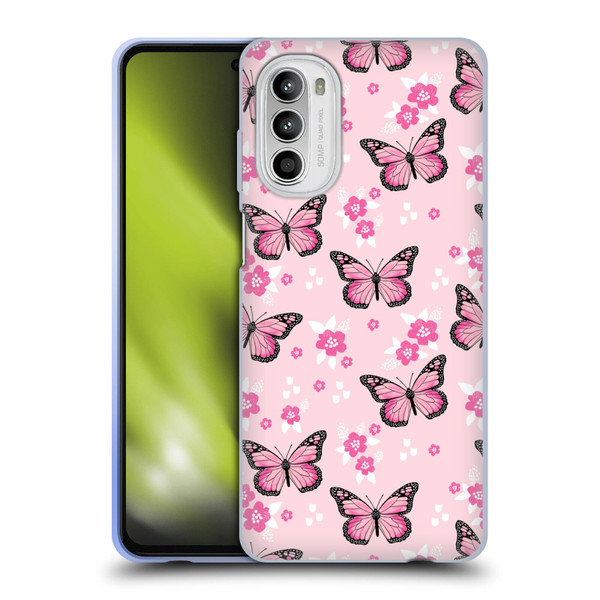 Andrea Lauren Design Lady Like Butterfly Soft Gel Case for Motorola Moto G52