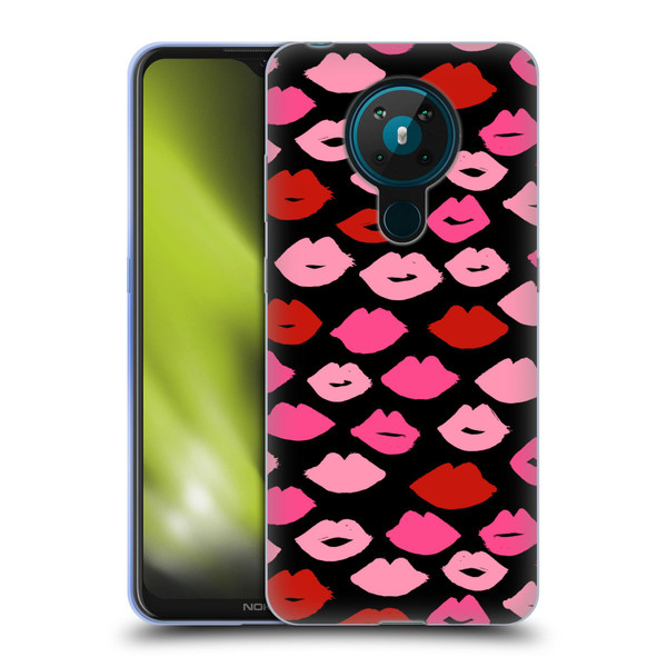 Andrea Lauren Design Lady Like Kisses Soft Gel Case for Nokia 5.3