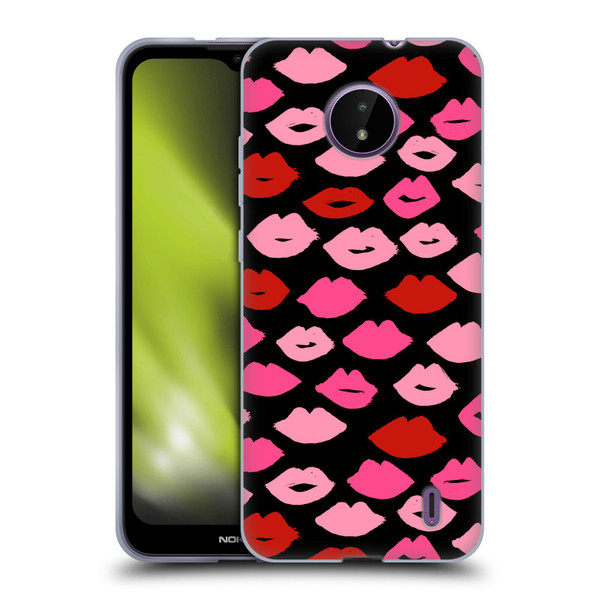 Andrea Lauren Design Lady Like Kisses Soft Gel Case for Nokia C10 / C20