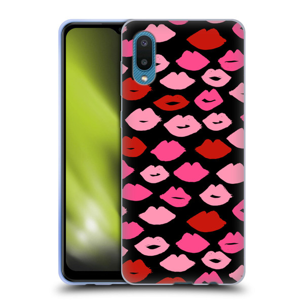 Andrea Lauren Design Lady Like Kisses Soft Gel Case for Samsung Galaxy A02/M02 (2021)