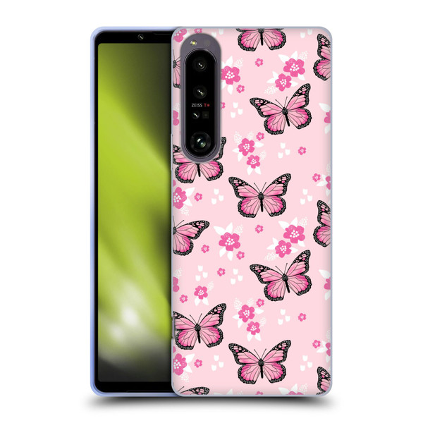 Andrea Lauren Design Lady Like Butterfly Soft Gel Case for Sony Xperia 1 IV