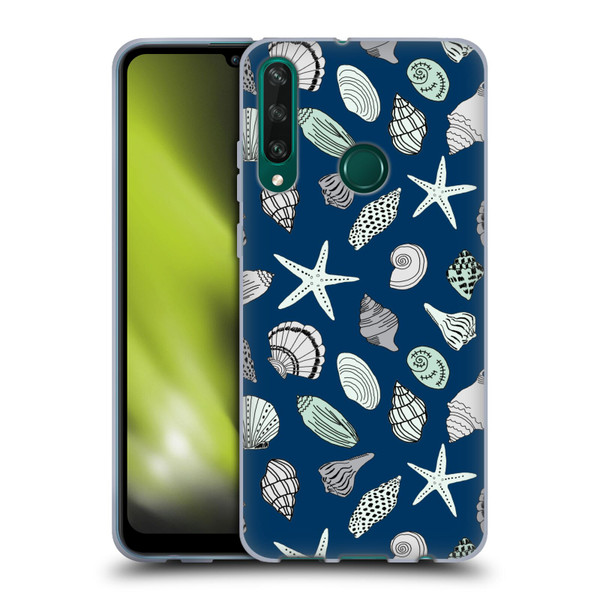 Andrea Lauren Design Sea Animals Shells Soft Gel Case for Huawei Y6p