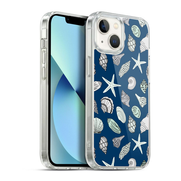 Andrea Lauren Design Sea Animals Shells Soft Gel Case for Apple iPhone 13