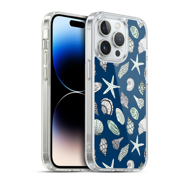 Andrea Lauren Design Sea Animals Shells Soft Gel Case for Apple iPhone 13 Pro & MagSafe