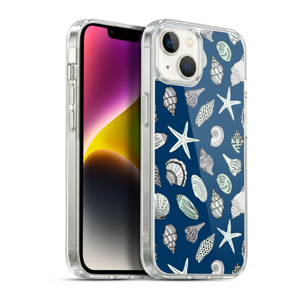 Andrea Lauren Design Sea Animals Shells Soft Gel Case for Apple iPhone 14 Plus & MagSafe