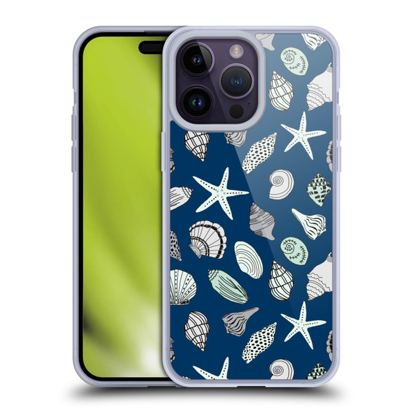 Andrea Lauren Design Sea Animals Shells Soft Gel Case for Apple iPhone 14 Pro Max