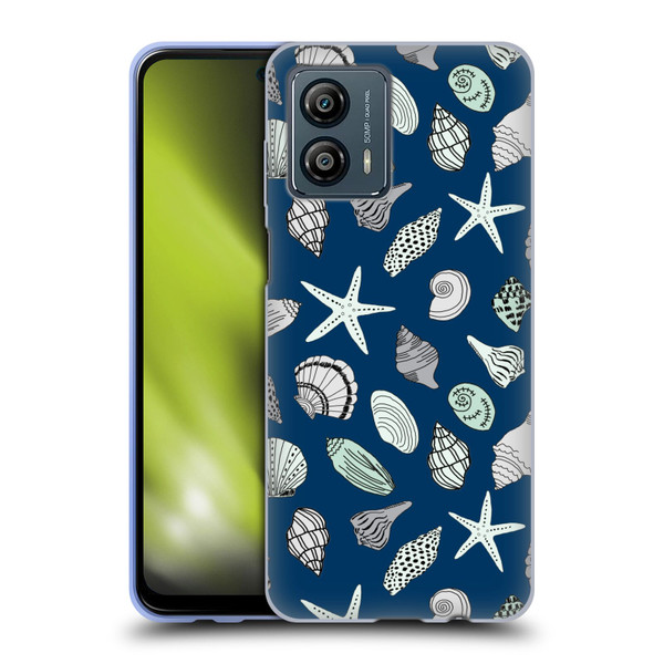 Andrea Lauren Design Sea Animals Shells Soft Gel Case for Motorola Moto G53 5G