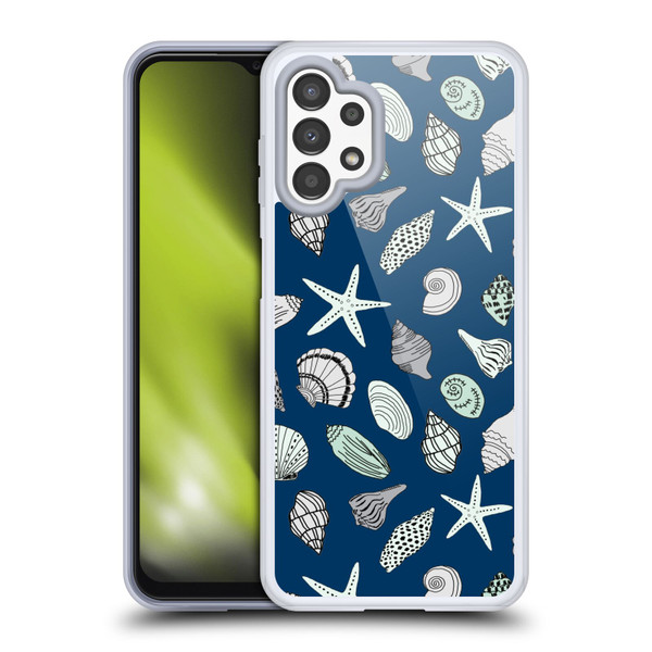 Andrea Lauren Design Sea Animals Shells Soft Gel Case for Samsung Galaxy A13 (2022)