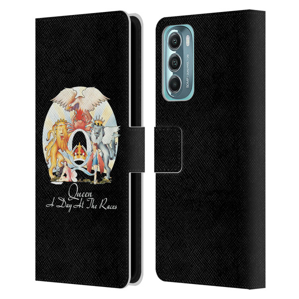 Queen Key Art A Day At The Races Leather Book Wallet Case Cover For Motorola Moto G Stylus 5G (2022)