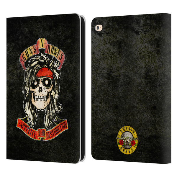 Guns N' Roses Vintage McKagan Leather Book Wallet Case Cover For Apple iPad Air 2 (2014)