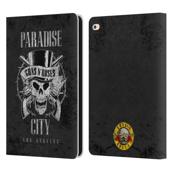 Guns N' Roses Vintage Paradise City Leather Book Wallet Case Cover For Apple iPad Air 2 (2014)