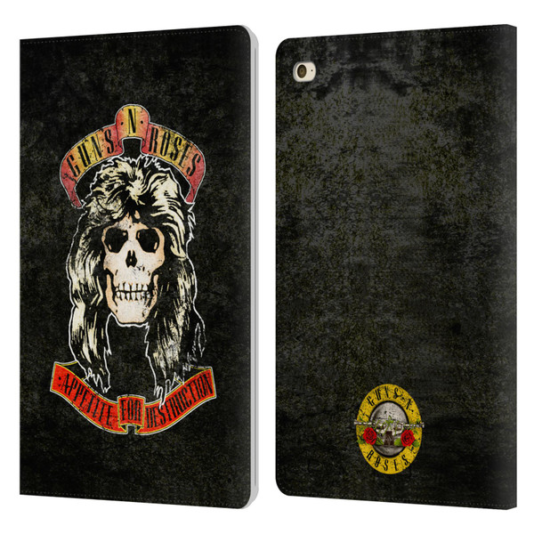 Guns N' Roses Vintage Adler Leather Book Wallet Case Cover For Apple iPad mini 4