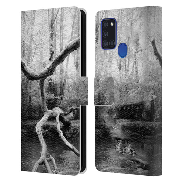 Dorit Fuhg In The Forest The Negotiator Leather Book Wallet Case Cover For Samsung Galaxy A21s (2020)