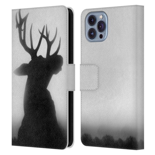 Dorit Fuhg Forest Deer Leather Book Wallet Case Cover For Apple iPhone 14