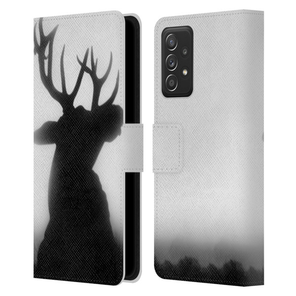 Dorit Fuhg Forest Deer Leather Book Wallet Case Cover For Samsung Galaxy A53 5G (2022)