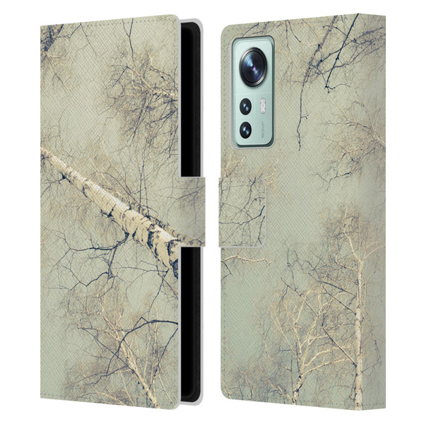 Dorit Fuhg Nature Birch Trees Leather Book Wallet Case Cover For Xiaomi 12