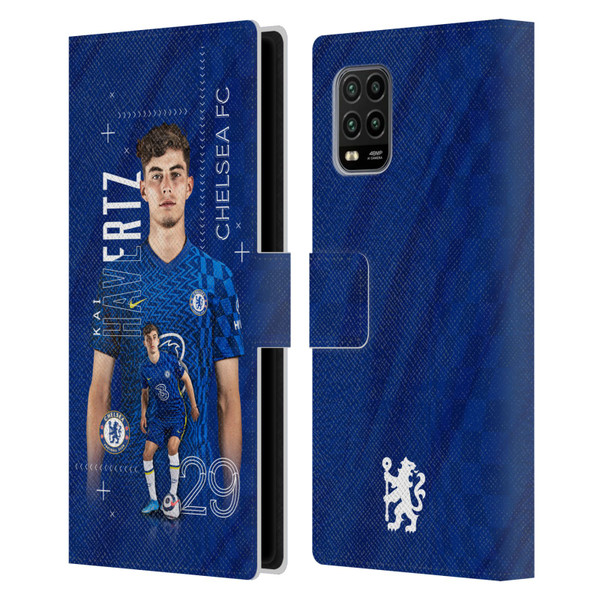 Chelsea Football Club 2021/22 First Team Kai Havertz Leather Book Wallet Case Cover For Xiaomi Mi 10 Lite 5G