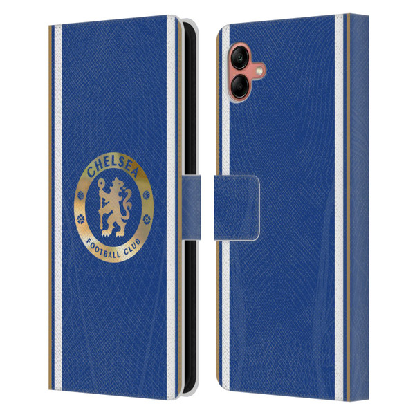 Chelsea Football Club 2023/24 Kit Home Leather Book Wallet Case Cover For Samsung Galaxy A04 (2022)