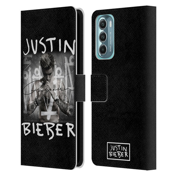 Justin Bieber Purpose Album Cover Leather Book Wallet Case Cover For Motorola Moto G Stylus 5G (2022)