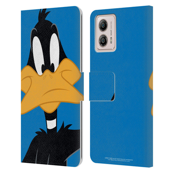 Looney Tunes Characters Daffy Duck Leather Book Wallet Case Cover For Motorola Moto G53 5G