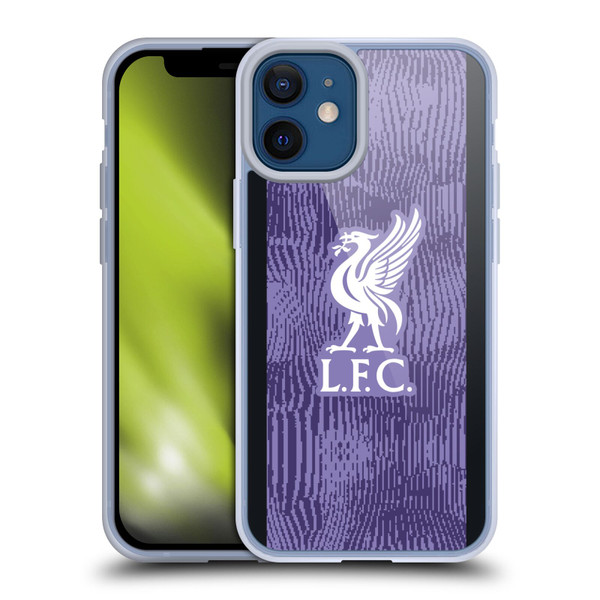 Liverpool Football Club 2023/24 Third Kit Soft Gel Case for Apple iPhone 12 Mini